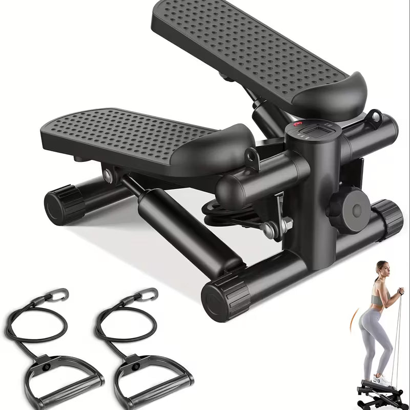 Mini Exercise Stepper with Resistance Bands – 300LB Capacity