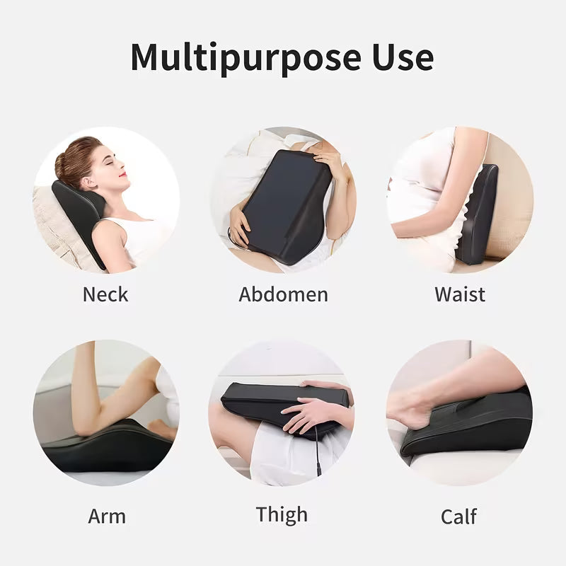 Shiatsu Neck & Shoulder Massager with Heat for Full Body Relief
