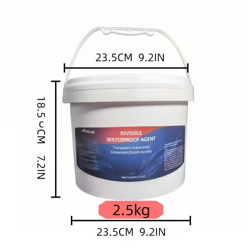 5.51LB Transparent Waterproof Sealant for Roof, Bathroom & Kitchen