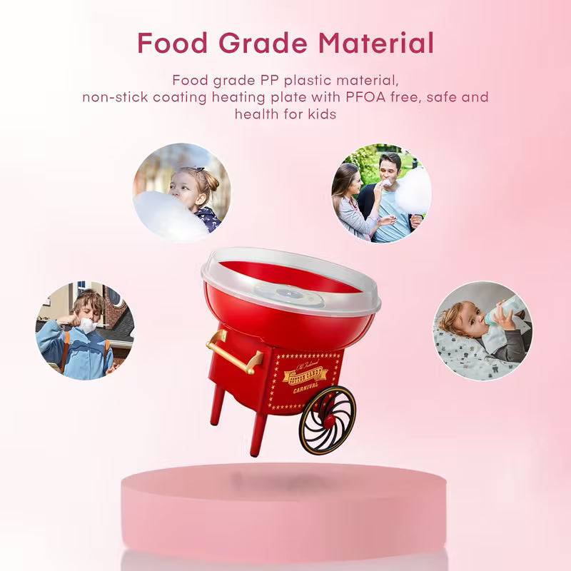 Mini Cotton Candy Machine Kit – Vintage Candy Floss Maker
