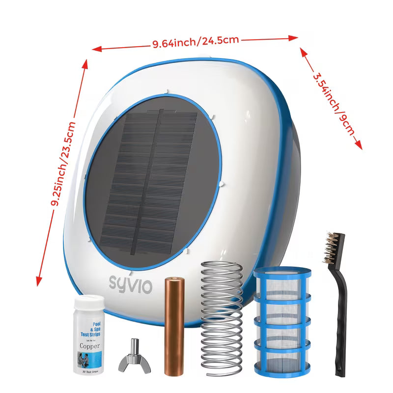 Solar Pool Ionizer Floating Water Purifier for Pools up to 45,000 Gallons