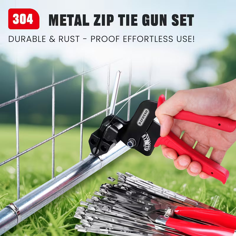 304 Stainless Steel Cable Tie Gun Kit – 155PCS