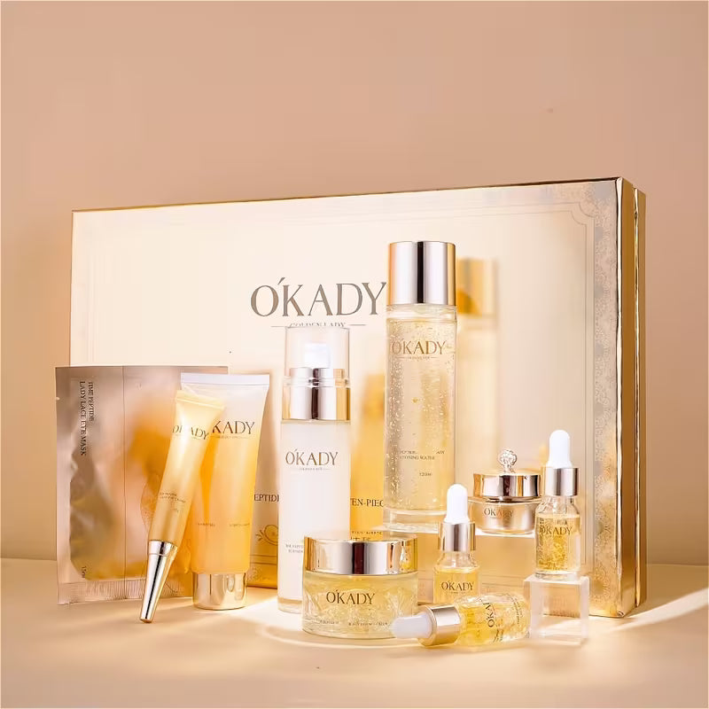24K Gold Peptide Skincare Set – Complete Routine