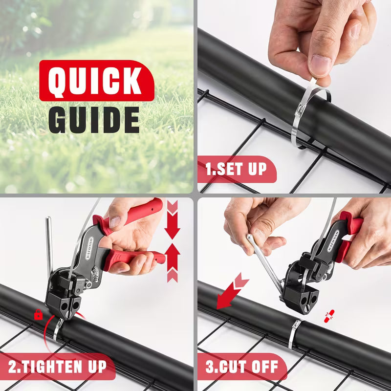 304 Stainless Steel Cable Tie Gun Kit – 155PCS