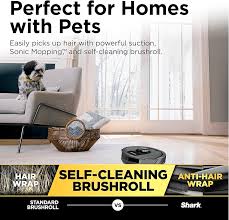 Shark Matrix 2-in-1 Robot Vacuum & Mop, Sonic Mopping, Matrix Clean, LiDAR Home Mapping, RV2400WD