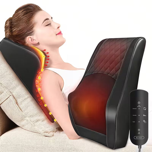 Shiatsu Neck & Shoulder Massager with Heat for Full Body Relief