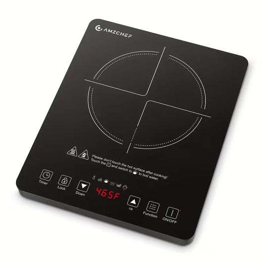 AMZCHEF 1800W Induction Cooktop with Touch Control