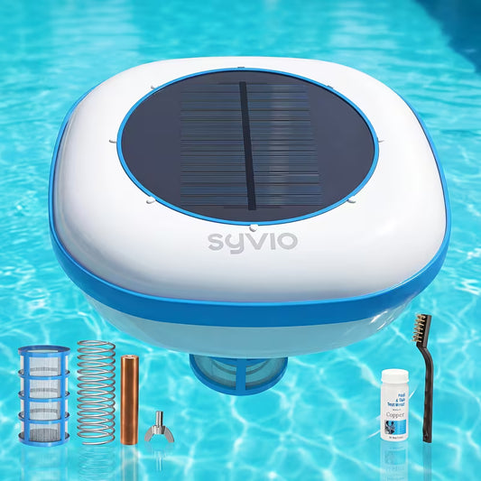 Solar Pool Ionizer Floating Water Purifier for Pools up to 45,000 Gallons