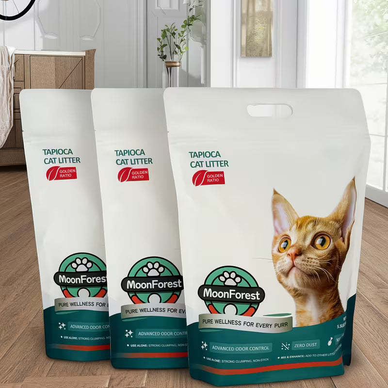 Flushable Tapioca Cat Litter – Quick Clumping, Low Dust