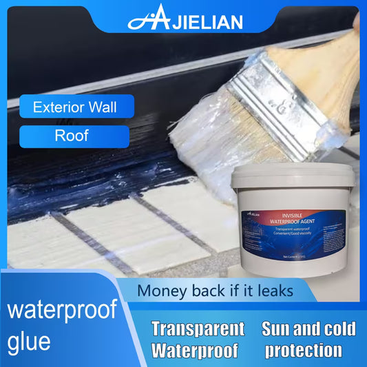 5.51LB Transparent Waterproof Sealant for Roof, Bathroom & Kitchen