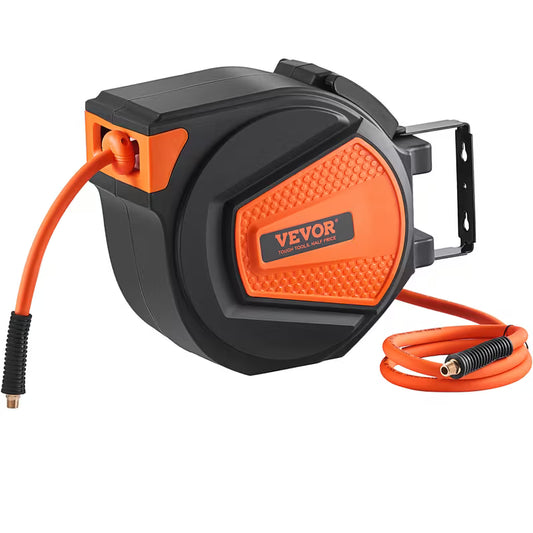 VEVOR 50FT Retractable Air Hose Reel – 300 PSI