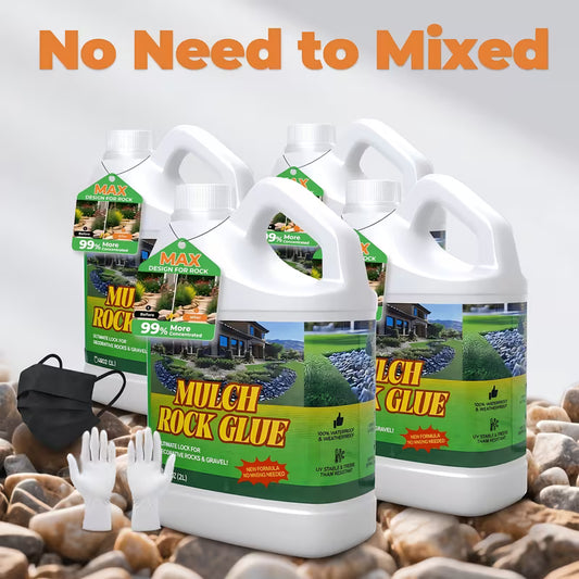 Heavy-Duty Mulch & Rock Glue – Ready-to-Use Landscape Adhesive