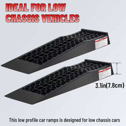 2-Pack Heavy-Duty Car Ramps – Up to 16,000 lbs