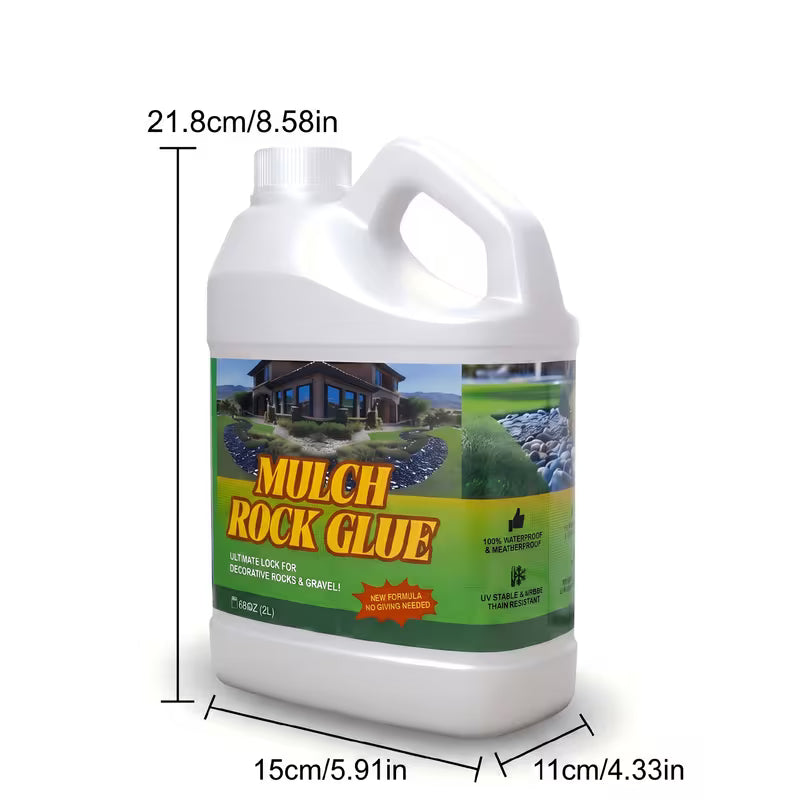 Heavy-Duty Mulch & Rock Glue – Ready-to-Use Landscape Adhesive