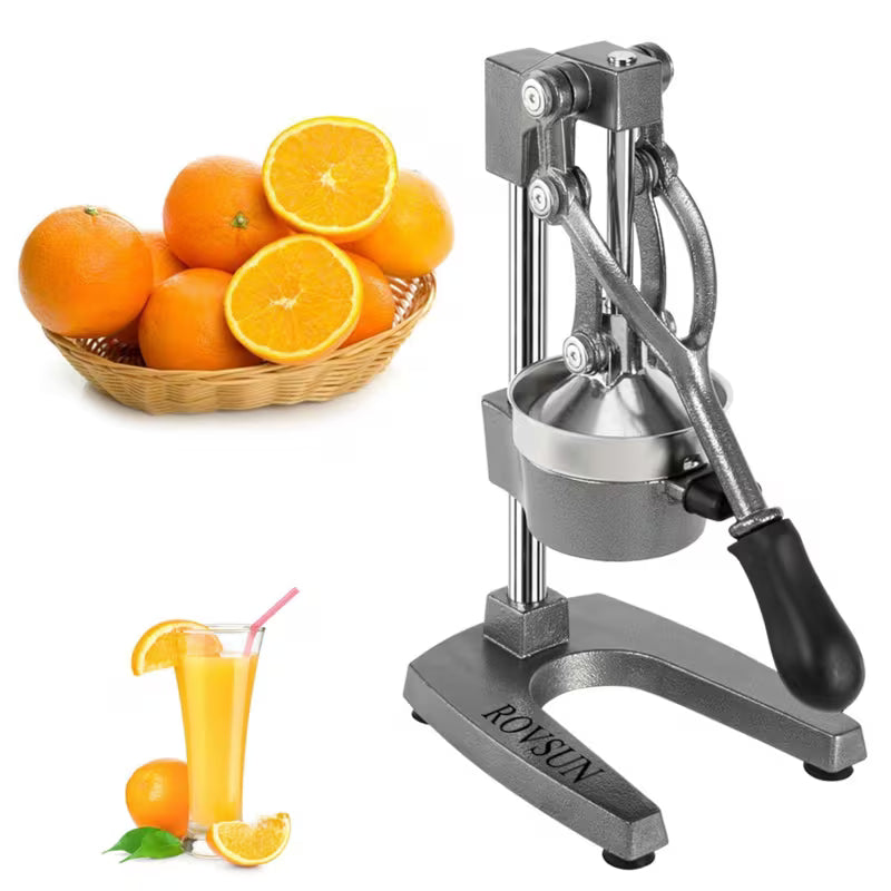 MEFEIR Commercial Grade Citrus Juicer, Hand Press Manual Fruit Juicer, Juice Squeezer Citrus Orange Lemon Pomegranate