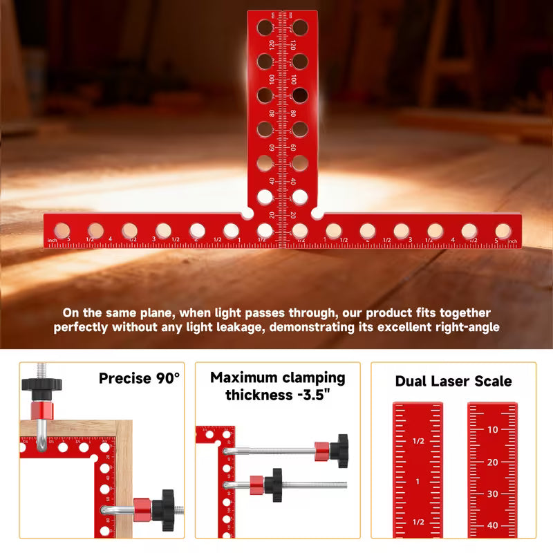 Wencrew 4-Pack 5.5" Right Angle Corner Clamps