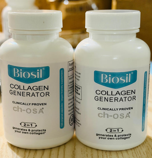 BioSil Collagen Generator ch-OSA 2-Pack, 240 Capsules Total, Collagen Support Supplement