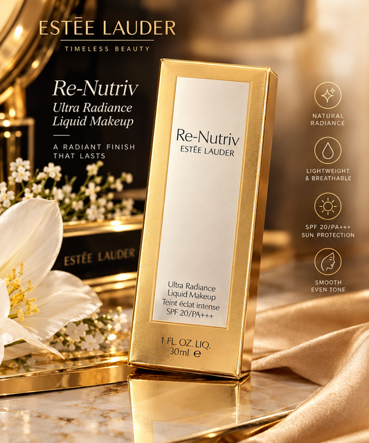 Estée Lauder Re-Nutriv Ultra Radiance Liquid Makeup SPF 20 – 30ml