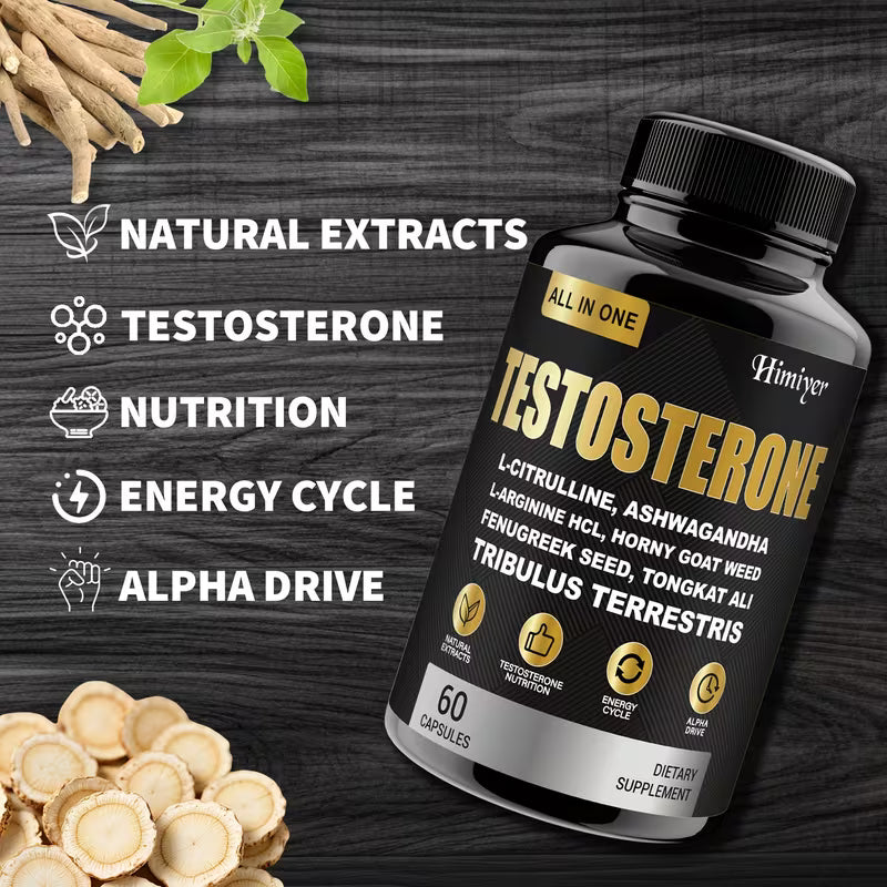 Men's Testosterone Support Supplement – 5 Pack