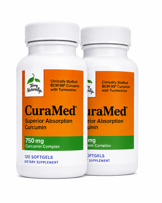 Terry Naturally CuraMed 750mg Curcumin Complex – 2 Pack, 240 Softgels