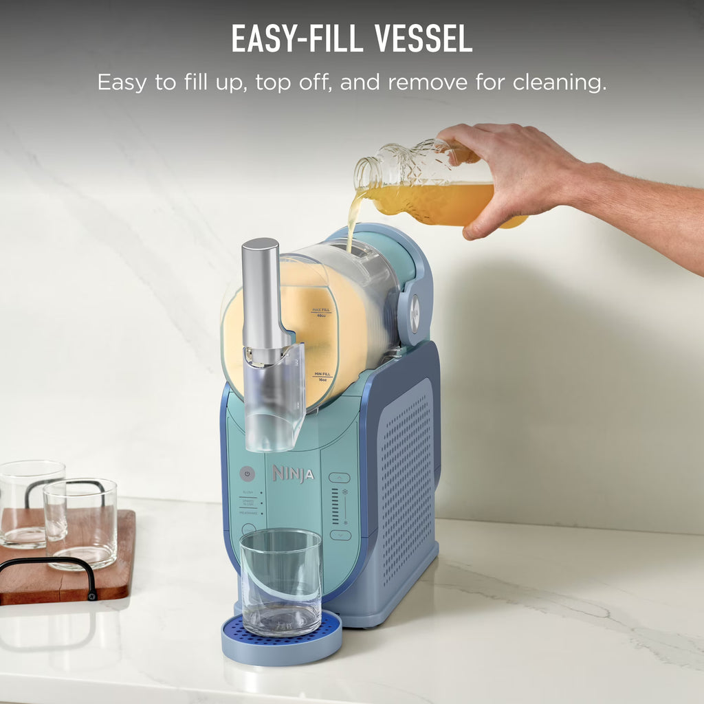 Ninja SLUSHi 72-Oz Frozen Drink Machine with RapidChill Technology, 3 Presets, Dishwasher Safe, Slushy Maker, FS300BL Blue