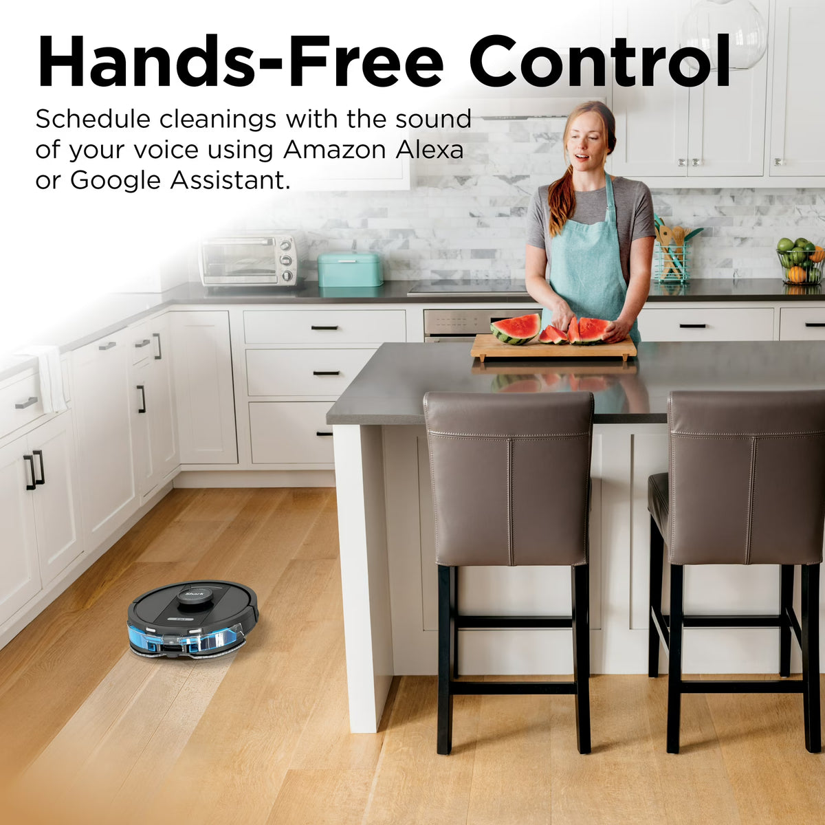 Shark Matrix 2-in-1 Robot Vacuum & Mop, Sonic Mopping, Matrix Clean, LiDAR Home Mapping, RV2400WD