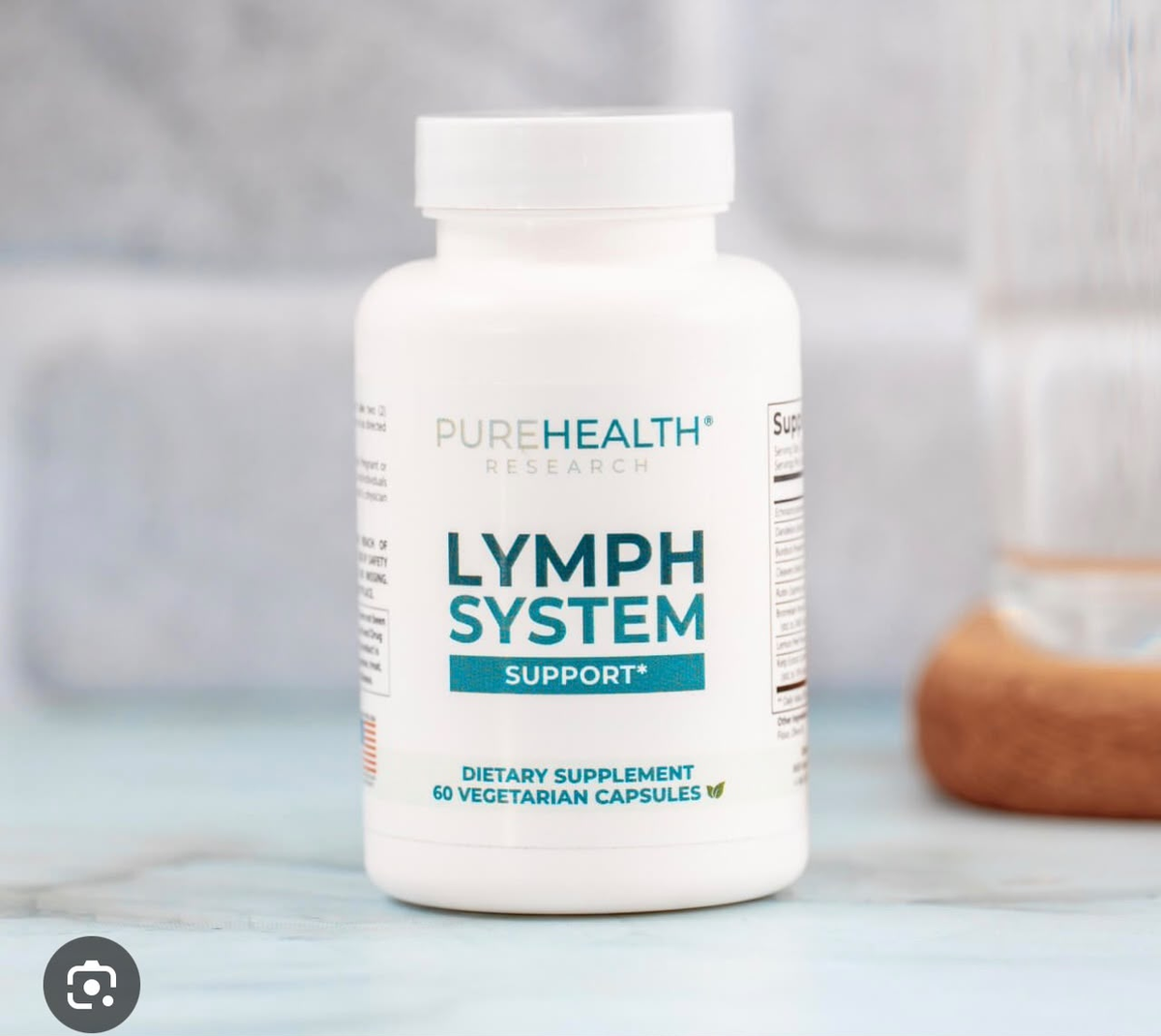 PureHealth Research Lymph System Support – Lymphatic Wellness Supplement, 60 Vegetarian Capsules