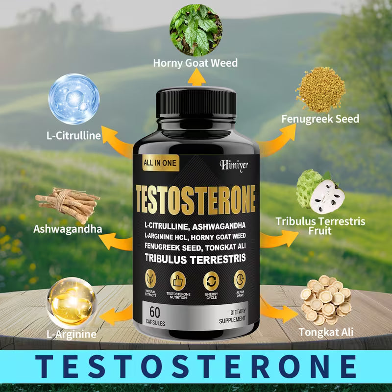 Men's Testosterone Support Supplement – 5 Pack