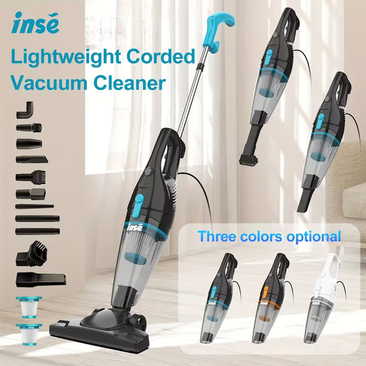 INSE R3s Corded Vacuum Cleaner, 400W High-performance Motor, 16KPa Strong Suction Power, 9 Different Combinations, Can Flexibly Clean Pet Hair, Dirt, And Dust
